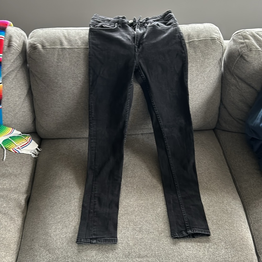 Black skinny denim